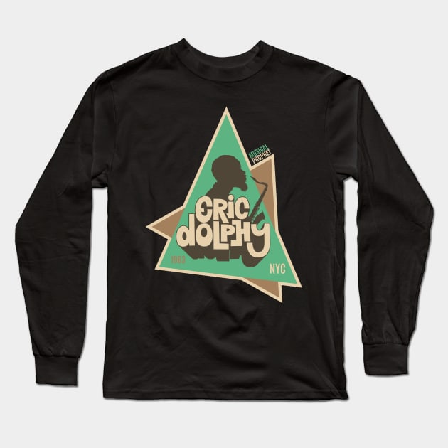 Eric Dolphy Musical Prophet Tribute Shirt Long Sleeve T-Shirt by Boogosh